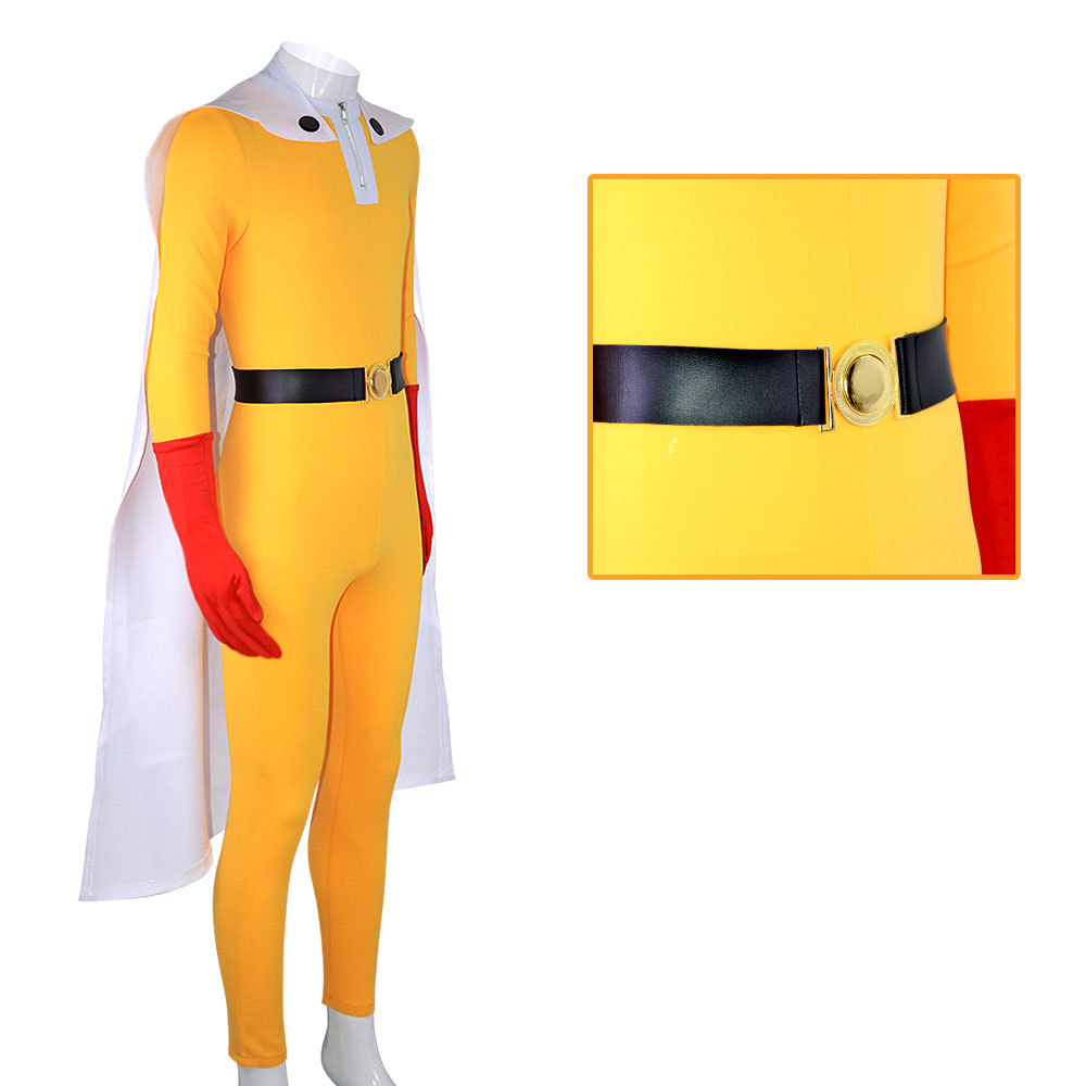 One Punch Man Saitama Cosplay  - Anime Cosplay One Punch Man ulasan dan harga