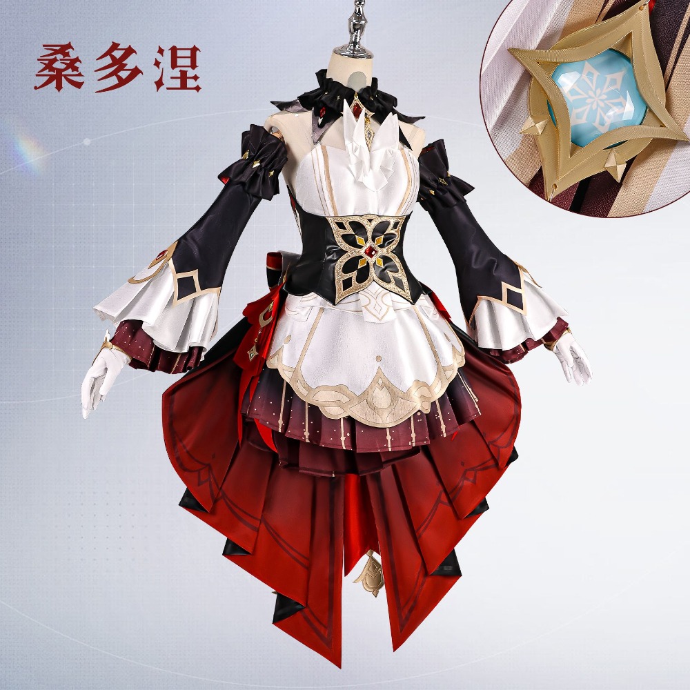 Genshin Impact Sandrone The Ma - Anime Cosplay Clothes ulasan dan harga