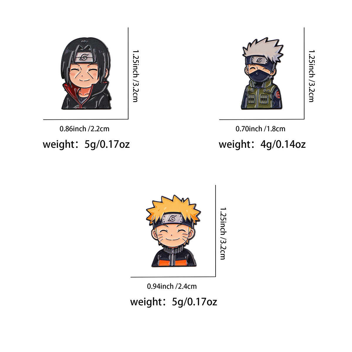 Hot Sale Naruto Enamel Pin Car - Anime Cosplay Naruto ulasan dan harga