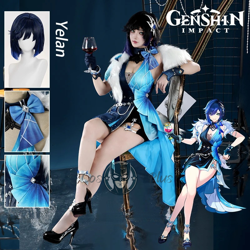 Genshin Impact Yelan Cosplay C - Anime Cosplay For Girls ulasan dan harga
