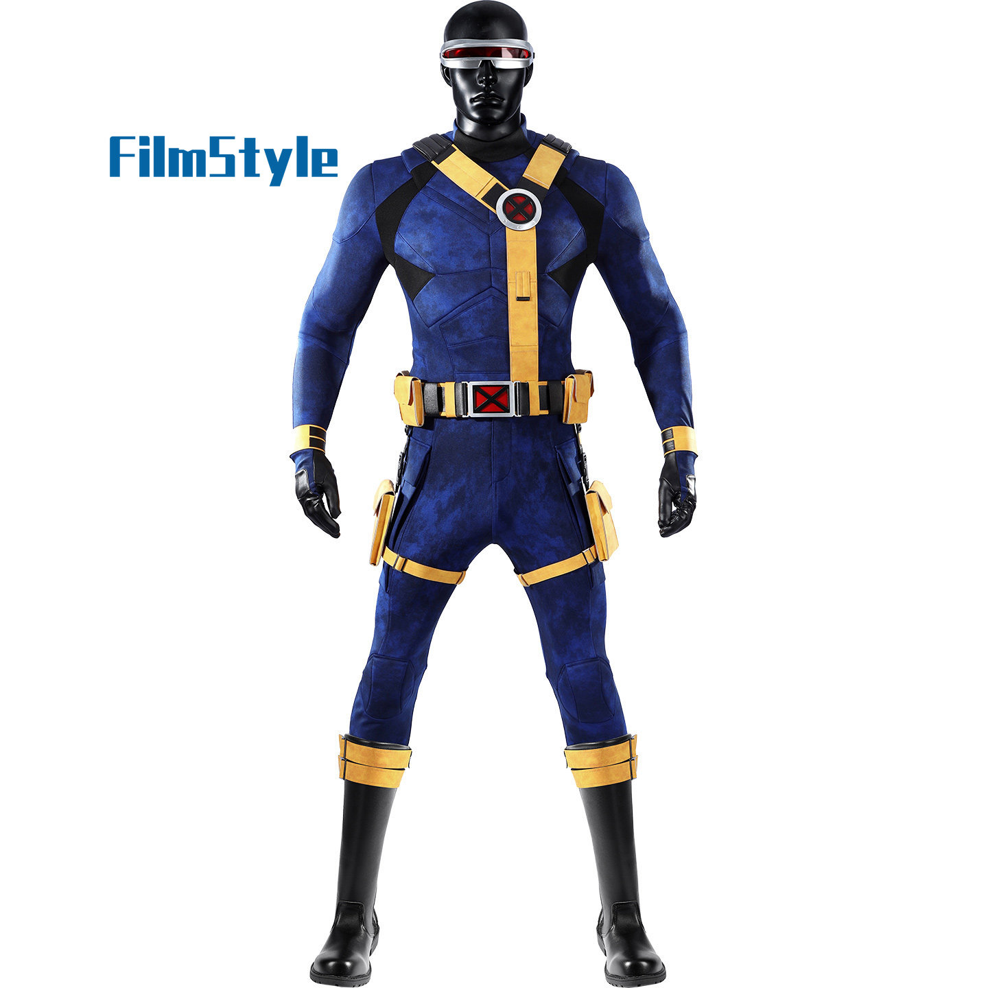 Scott Summers Cyclops Cosplay  - Anime Cosplay Clothes ulasan dan harga