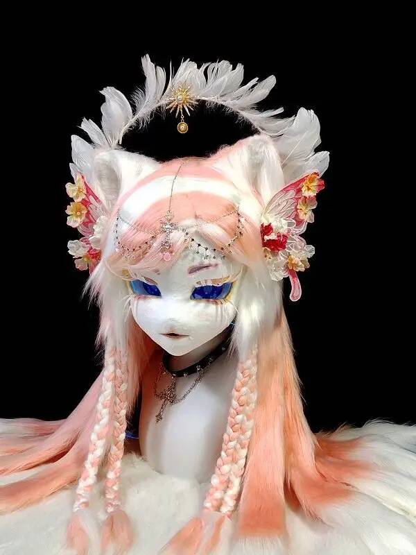 Handmade Kig Fursuit Head, Cut - Anime Cosplay Cat ulasan dan harga