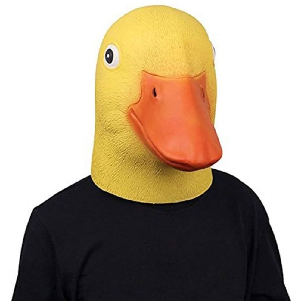 Novelty Yellow Duck Head Mask  - Anime Cosplay Pics ulasan dan harga