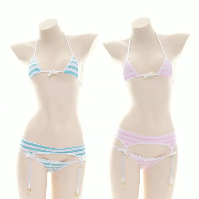Women Sweet Anime Game Three P - Anime Cosplay Bikini ulasan dan harga