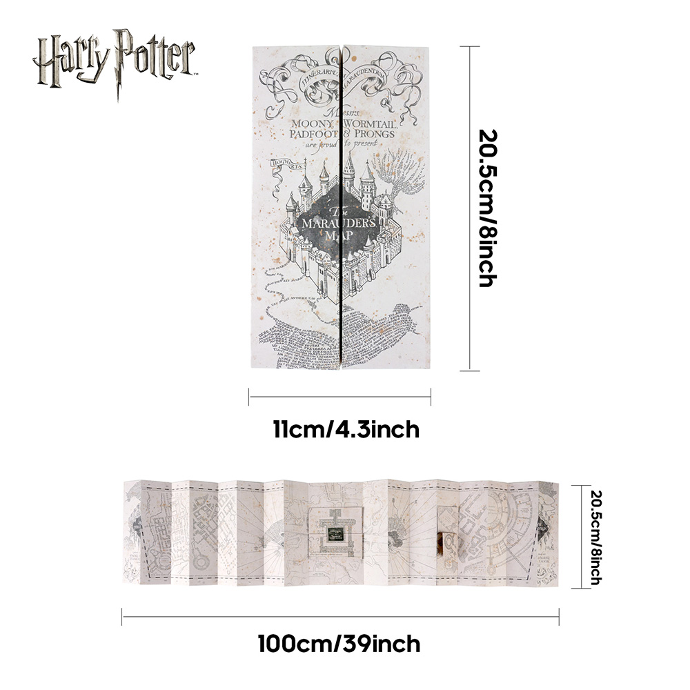 1PC Map Of The Marauder's Scho - Anime Cosplay Props ulasan dan harga