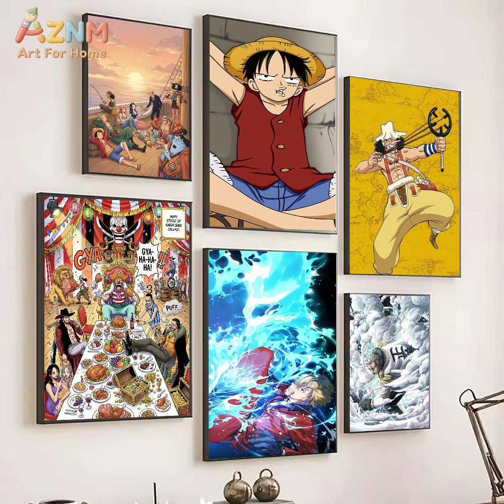 AZNM One Piece Anime Canvas Wa - One Piece Straw Hat ulasan dan harga